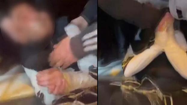 Fatih'te elleri ve ayakları bantlanarak akranları tarafından darbedildi; 3 gözaltı