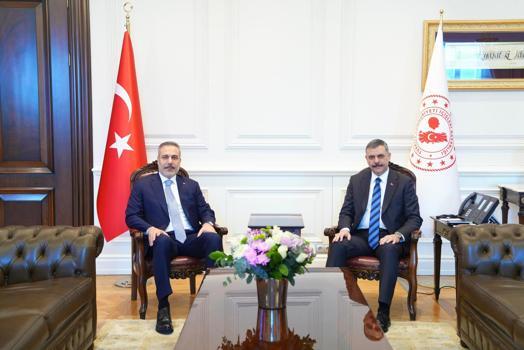 Bakan Fidan, İçişleri Bakanı Çiftçi'yi ziyaret etti