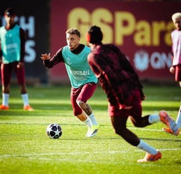 Galatasaray, Liverpool maçı hazırlıklarını sürdürdü