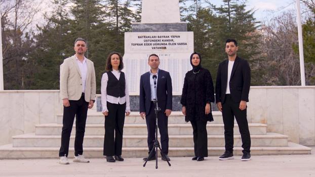 Aksaray’daki öğretmenlerden 'Geçilmedi Çanakkale' klibi