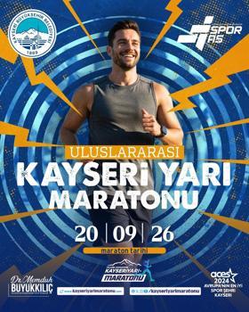Büyükşehir’in 6'ncı Uluslararası Kayseri Yarı Maratonu için heyecan başlıyor