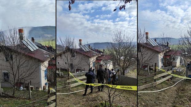Evde çıkan yangında öldü, eşi yaralandı