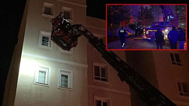 8 katlı binanın elektrik panosu patladı; bina tahliye edildi