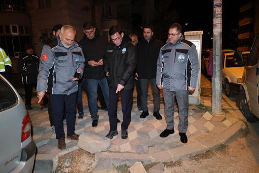 Başkan Yazıcıoğlu’ndan gece mesaisi