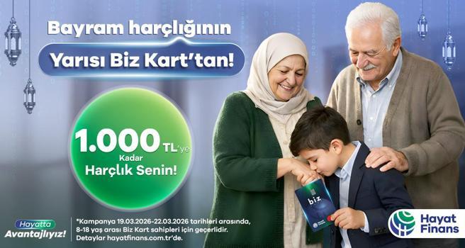 Hayat Finans'tan bayrama özel 'Biz Kart' kampanyası