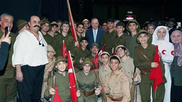 Cumhurbaşkanlığı Külliyesi'nde 'Şüheda 1915' tiyatro oyunu sahnelendi