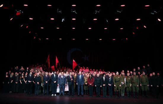 Cumhurbaşkanlığı Külliyesi'nde 'Şüheda 1915' tiyatro oyunu sahnelendi