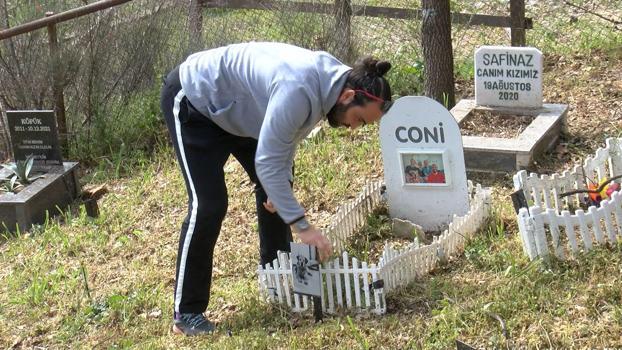 Türkiye'nin ilk evcil hayvan mezarlığına bayram ziyareti
