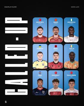 Trabzonspor’dan 9 oyuncuya milli davet