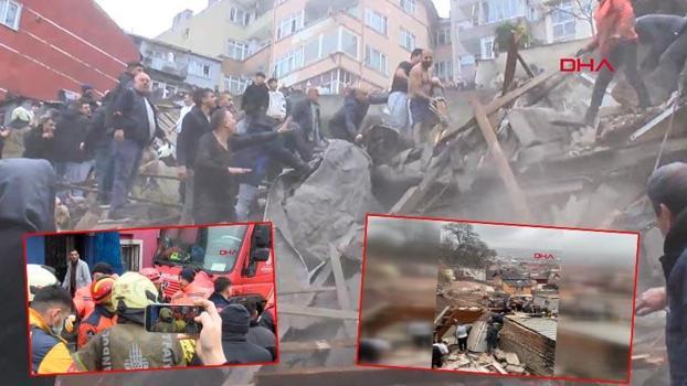 Fatih’te patlama sonrası 2 bina çöktü: 3 kişi kurtarıldı, 2 kişi aranıyor