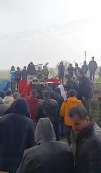 Hatay'da silahlı kavgada ölen baba ile oğlu toprağa verildi