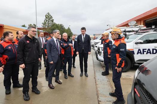 Vali Aktaş AFAD'ı ziyaret etti