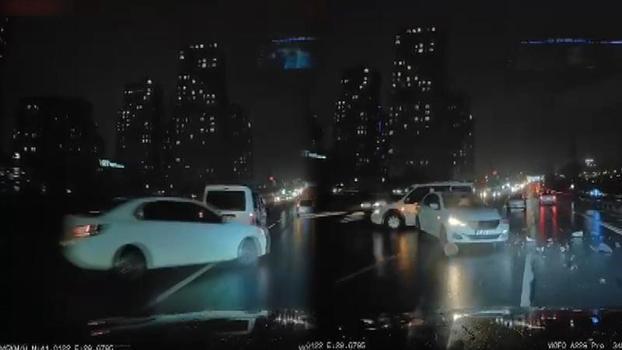 Esenyurt’ta makas atan sürücünün neden olduğu kaza kamerada