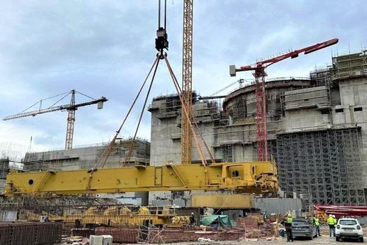 Akkuyu NGS’nin ikinci güç ünitesinde kutup vinci kuruldu