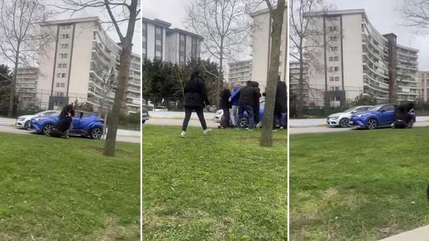 Pendik'te trafikte tartışmasında iki kadın saç saça kavga etti