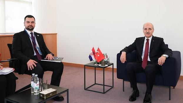 TBMM Başkanı Kurtulmuş, Boşnak Ulusal Azınlık Konseyi Başkanı Hodzic’i kabul etti