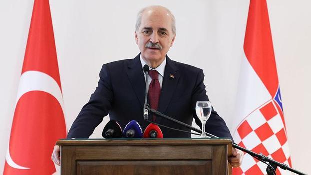 TBMM Başkanı Kurtulmuş, Zagreb Camii ve İslam Merkezi’nde ‘Ayasofya’ temalı sergi açılışında konuştu