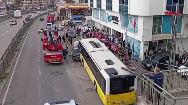 Çekmeköy’de 1 kişinin hayatını kaybettiği İETT kazasında motosiklet sürücüsü tahliye edildi