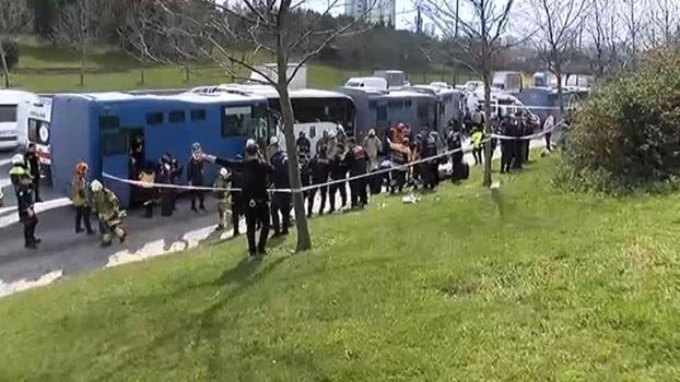 Bağcılar'da 4 cezaevi sevk aracı kaza yaptı; 6 jandarma yaralandı