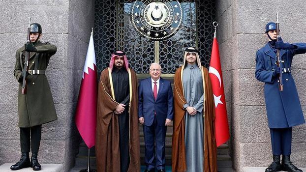 Bakan Güler, Katar Emiri Al-Thani’nin kardeşlerini kabul etti