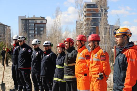 Kastamonu'da  heyelan tatbikatı