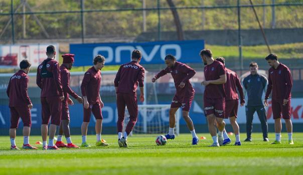 Trabzonspor, Galatasaray maçı hazırlıklarını sürdürdü