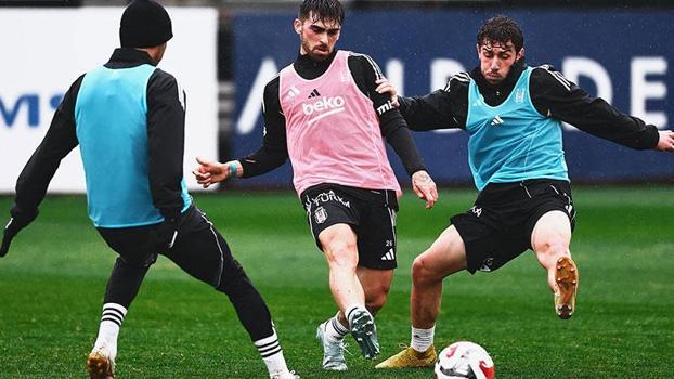 Beşiktaş, günü çift antrenmanla tamamladı