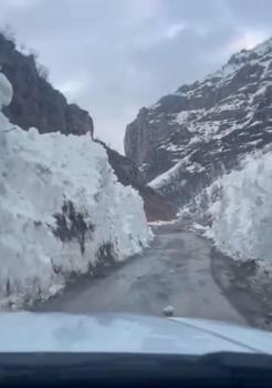 Şırnak’ta 5 gün önce çığ nedeniyle kapanan yol ulaşıma açıldı