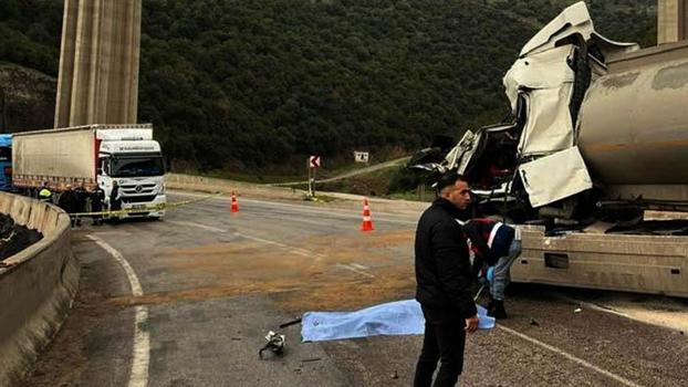 Gaziantep’te tankerler kafa kafaya çarpıştı:1 ölü, 1 yaralı