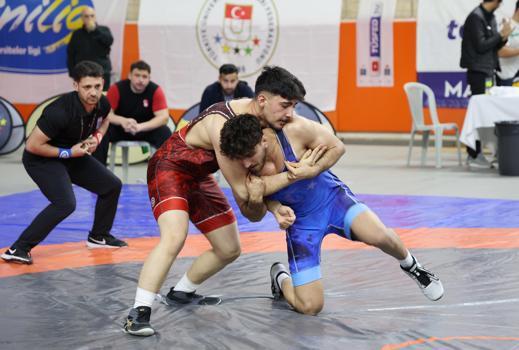 Ünilig Yeşilay Güreş Türkiye Şampiyonası, Burdur'da başladı