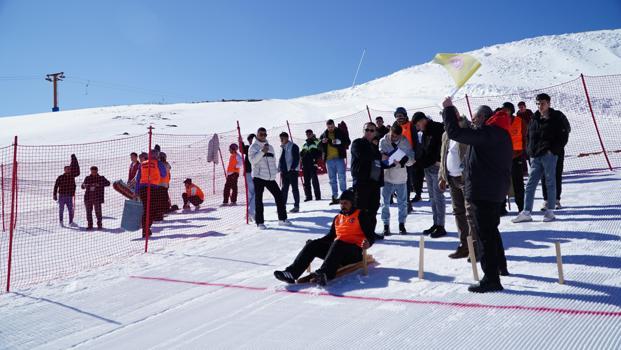 Erciyes’te, Geleneksel Kızak Türkiye Şampiyonası düzenlendi