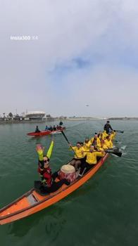 Samsun’da Dragon Boat ligi mart ayı yarışları yapıldı