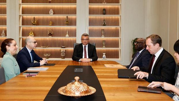 KKTC Cumhurbaşkanı Erhürman, BM Genel Sekreteri’nin Kıbrıs Özel Temsilcisi Diagne’yi kabul etti