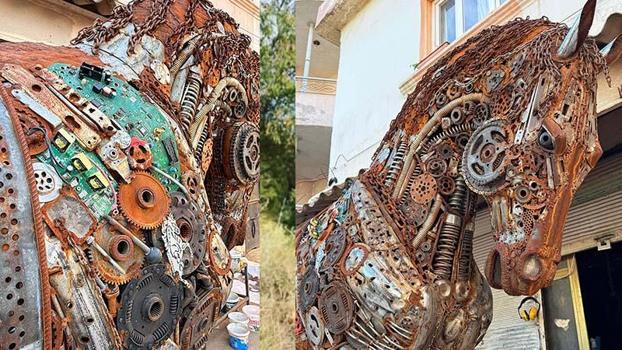 Büyük İskender’in atı Bukefalos'un heykeli, milattan önce 333 yılında kurduğu İskenderun'da sergilenecek