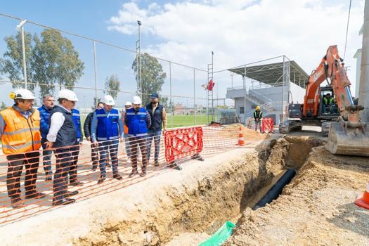 Başkan Seçer, kanalizasyon hattı yapım çalışmalarını yerinde inceledi