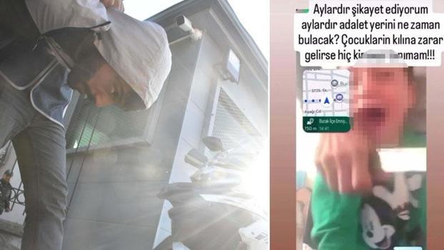 Çocuklarının boğazına bıçak dayayan sanığa bir dava daha