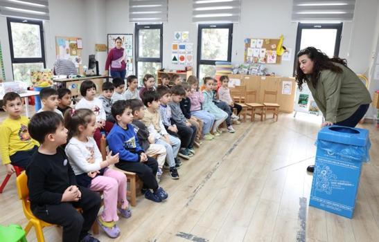 Nilüfer’de çocuklara geri dönüşüm eğitimi