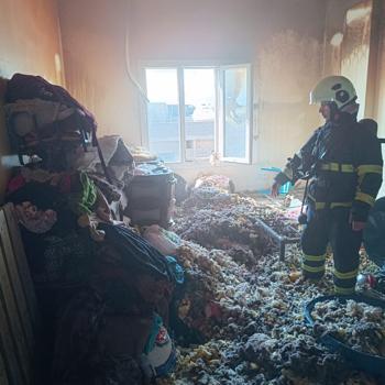 Mardin’de müstakil evde çıkan yangın söndürüldü