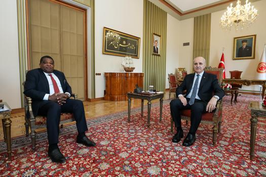 Kurtulmuş, Parlamentolar Arası Birlik Genel Sekreteri Chungong’u kabul etti