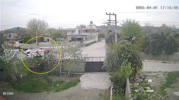 Osmaniye’de motosiklet sürücüsünün hayatını kaybettiği kaza kamerada