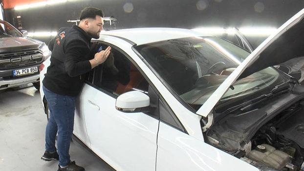 Sultangazi'de yeni aldığı otomobili ekspertize götürdü; iki aracın birleştirildiği ortaya çıktı