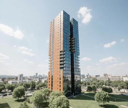 İEÜ'lü gençler 27 katlı ofis tasarımıyla finale kaldı