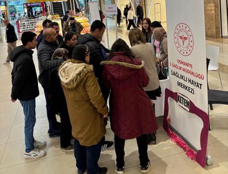 Osmaniye’de vatandaşa ücretsiz kanser taraması bilgilendirmesi