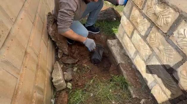 Mezarlığa gömülü uyuşturucu ele geçirildi: 1 tutuklama