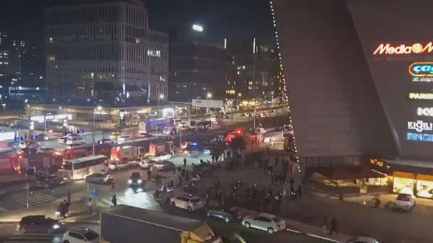 Kağıthane'de alışveriş merkezinde yangın