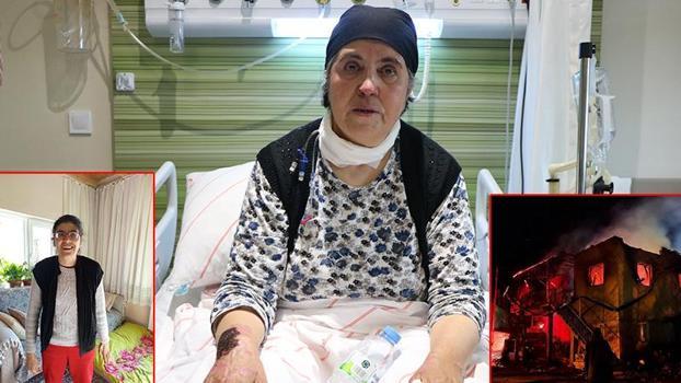 Kızı 'Melek'i yangında kaybedip evsiz kalan anne, hayata tutunmaya çalışıyor