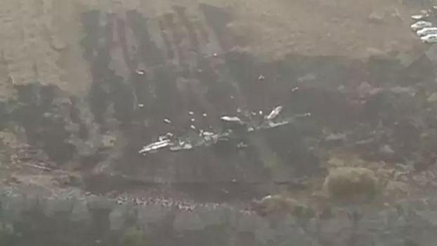 Gürcistan-Azerbaycan sınırında düşen uçakta patlayıcı izine rastlanmadı