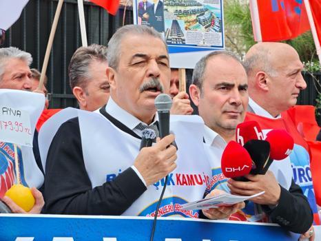 Birleşik Kamu-İş'ten TÜİK önünde protesto