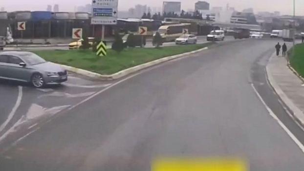 Küçükçekmece'de aracıyla ters şeritte ilerleyen sürücüye 31 bin lira ceza