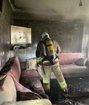 Hatay’da ev yangını korkuttu